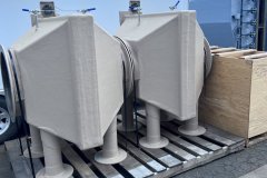 FanAir Fiberglass Inline FRP Grease Trap Mist Eliminators